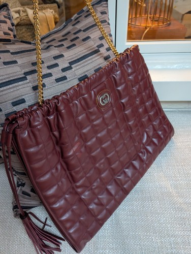 Gucci quilted deco large