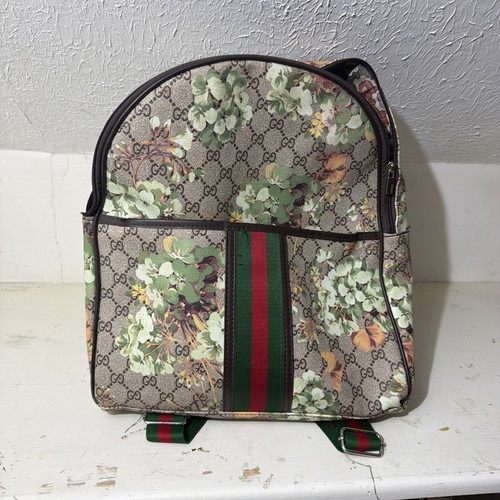 Gucci backpack beige canvas - gucci,
